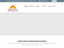 Tablet Screenshot of hotelatria.com